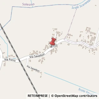 Mappa Via Savellon,  22, 35040 Granze, Padova (Veneto)