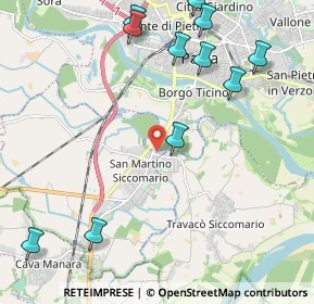Mappa Via Po, 27028 San Martino Siccomario PV, Italia (2.92538)