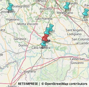 Mappa Via Po, 27028 San Martino Siccomario PV, Italia (26.573)