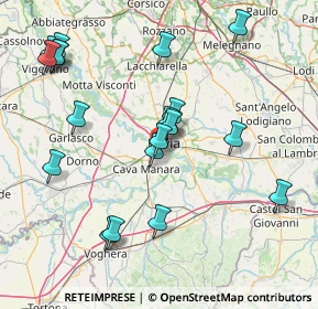 Mappa Via Po, 27028 San Martino Siccomario PV, Italia (16.611)