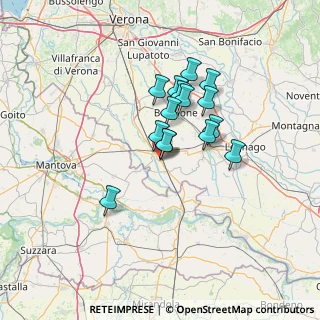 Mappa Via Paglia, 37054 Nogara VR, Italia (10.088)