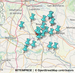 Mappa Via Paglia, 37060 Gazzo veronese VR, Italia (11.194)