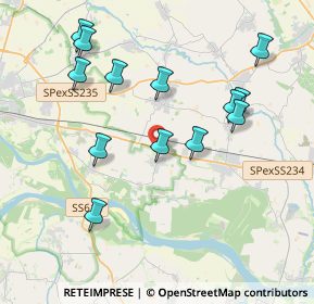 Mappa Via Cavallotti, 27010 Linarolo PV, Italia (4.03077)