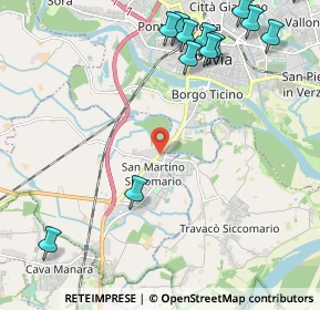 Mappa Via Gabba, 27028 San Martino Siccomario PV, Italia (2.93077)