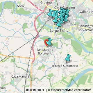 Mappa Via Gabba, 27028 San Martino Siccomario PV, Italia (2.566)