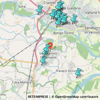Mappa Via Gabba, 27028 San Martino Siccomario PV, Italia (2.508)