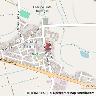 Mappa Via stazione 35, 27020 Carbonara al Ticino, Pavia (Lombardia)