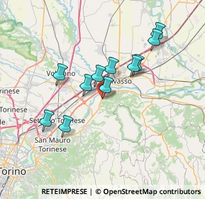 Mappa Via Don Logo Domenico, 10090 San Raffaele Cimena TO, Italia (6.1)