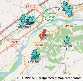 Mappa Via Don Logo Domenico, 10090 San Raffaele Cimena TO, Italia (2.2955)