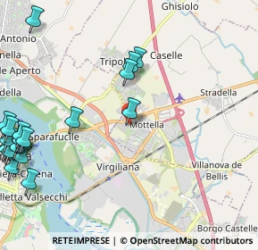 Mappa Via I. Bonomi, 46030 Mottella MN, Italia (3.116)
