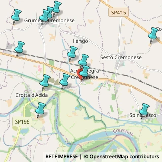 Mappa Via Crotta D'Adda, 26020 Acquanegra Cremonese CR, Italia (2.72077)