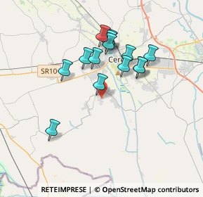 Mappa Via D. Merlin, 37052 Casaleone VR, Italia (3.13286)