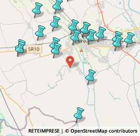 Mappa Via D. Merlin, 37052 Casaleone VR, Italia (4.668)