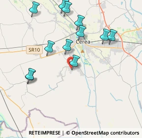 Mappa Via D. Merlin, 37052 Casaleone VR, Italia (4.20417)