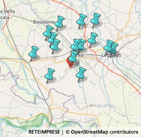 Mappa Via D. Merlin, 37052 Casaleone VR, Italia (6.42667)