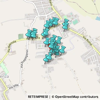 Mappa Via D. Merlin, 37052 Casaleone VR, Italia (0.30833)