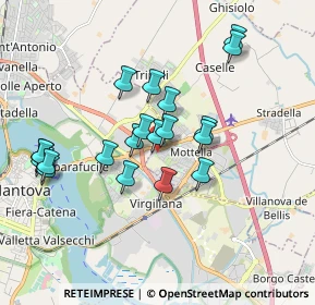 Mappa Via Camillo Benso Conte di Cavou, 46030 Mottella MN, Italia (1.669)