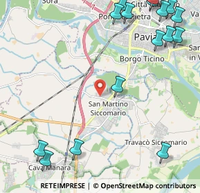Mappa Via Brodolini, 27028 San Martino Siccomario PV, Italia (3.2325)