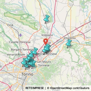 Mappa Strada Poglia, 10036 Settimo Torinese TO, Italia (8.20571)