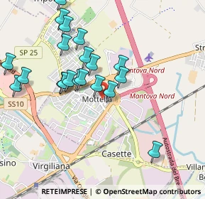 Mappa Via Guido Rossa, 46030 Mottella MN, Italia (0.9685)