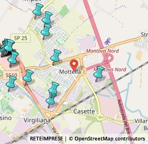 Mappa Via Guido Rossa, 46030 Mottella MN, Italia (1.5495)