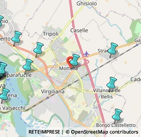 Mappa Via Guido Rossa, 46030 Mottella MN, Italia (3.5835)