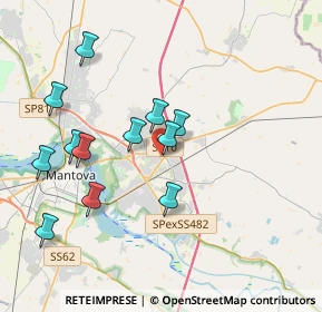 Mappa Via Guido Rossa, 46030 Mottella MN, Italia (3.72083)