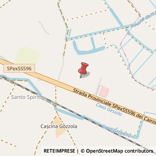 Mappa Cascina s.spirito 1, 27027 Gropello Cairoli, Pavia (Lombardia)