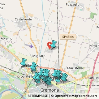 Mappa Via Gino Segrè, 26100 Cremona CR, Italia (2.7855)