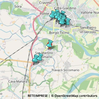 Mappa Via Loriga, 27028 San Martino Siccomario PV, Italia (2.222)