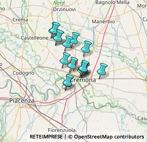 Mappa Via della Fogarina, 26100 Cremona CR, Italia (8.64938)