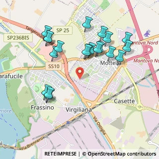 Mappa Via Alessandro Volta, 46030 Mottella MN, Italia (1.0365)