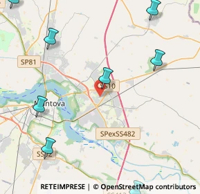 Mappa Via Don Giovanni Bosco, 46030 San Giorgio di Mantova MN, Italia (7.24308)