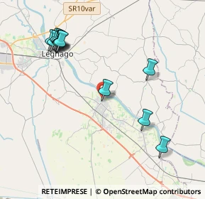 Mappa Via Campanari Sud, 37049 Villa Bartolomea VR, Italia (4.55917)