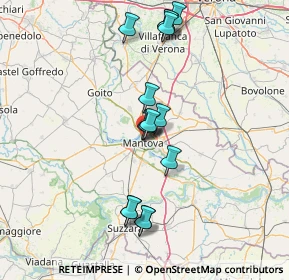 Mappa Via Fratelli Cairoli, 46100 Mantova MN, Italia (13.87333)