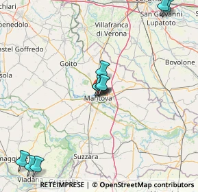 Mappa Via Fratelli Cairoli, 46100 Mantova MN, Italia (25.43765)