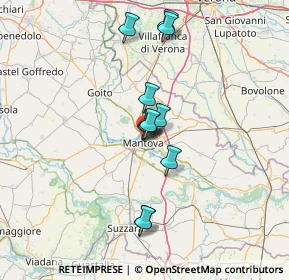 Mappa Via Fratelli Cairoli, 46100 Mantova MN, Italia (11.29636)