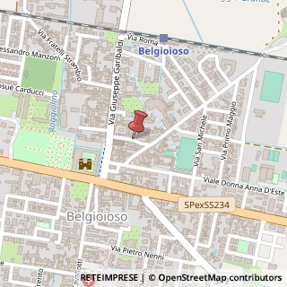 Mappa Via Tre Martiri, 13, 27011 Belgioioso, Pavia (Lombardia)