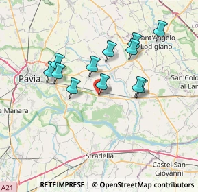 Mappa Via Enrico Fermi, 27011 Belgioioso PV, Italia (6.35417)