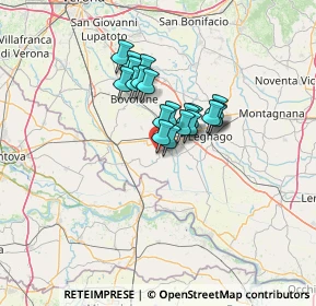 Mappa Via Pralungo, 37052 Casaleone VR, Italia (8.8845)