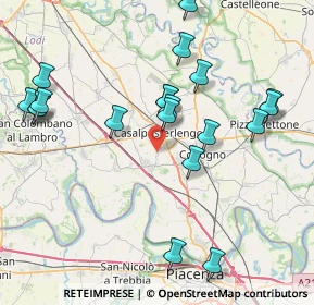 Mappa Cascina San Luca, 26841 Casalpusterlengo LO, Italia (8.7315)