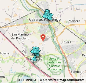 Mappa Cascina San Luca, 26841 Casalpusterlengo LO, Italia (1.86273)
