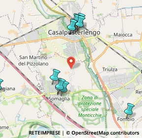 Mappa Cascina San Luca, 26841 Casalpusterlengo LO, Italia (2.43846)