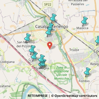 Mappa Cascina San Luca, 26841 Casalpusterlengo LO, Italia (2.27917)