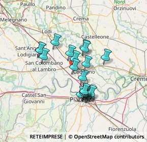 Mappa Cascina San Luca, 26841 Casalpusterlengo LO, Italia (10.757)
