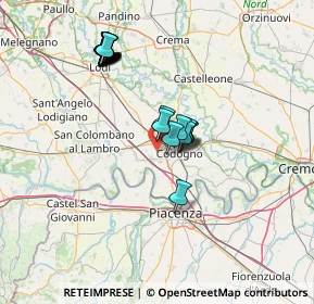 Mappa Cascina San Luca, 26841 Casalpusterlengo LO, Italia (13.2055)