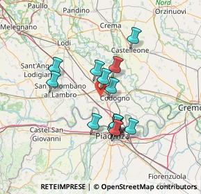 Mappa Cascina San Luca, 26841 Casalpusterlengo LO, Italia (11.44929)