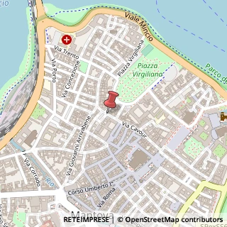 Mappa Via Camillo Benso Conte di Cavour,  9, 46100 Mantova, Mantova (Lombardia)