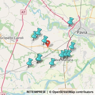 Mappa Strada Statale 596 dei Cairoli, 27020 Carbonara al Ticino PV, Italia (3.55833)