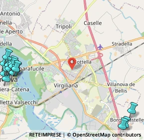 Mappa Via Sordello, 46030 San Giorgio di Mantova MN, Italia (3.64688)